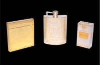 Cigaret Case With Hip Flask